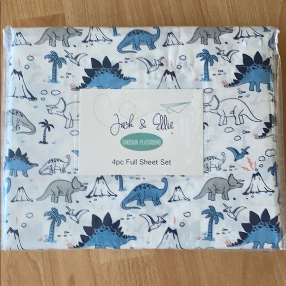dinosaur full sheet set